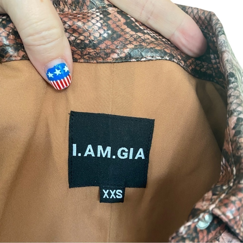 I.Am.Gia Snakeskin Print Coat Size XXS (0-2) - Picture 10 of 13